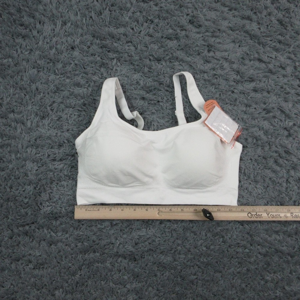 Shapermint Essentials Bra Womens XL White T-Shirt Wireless Lightly Lined NWT